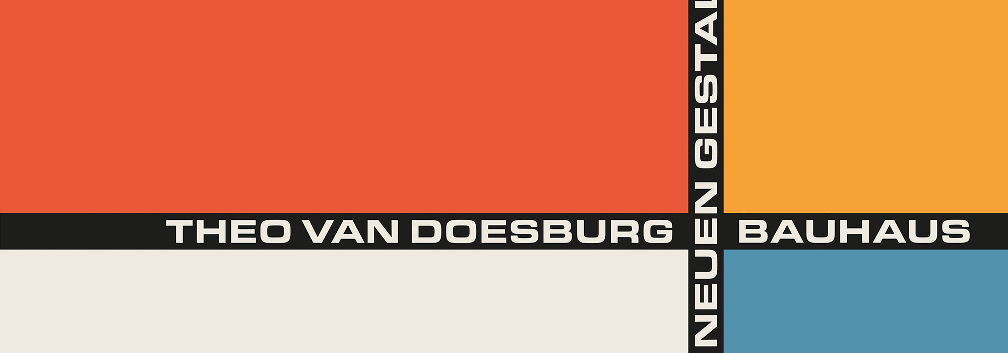 Bauhaus poster featuring bold geometric shapes, clean lines, and vibrant colors inspired by the iconic Bauhaus art movement, perfect for modern home decor.