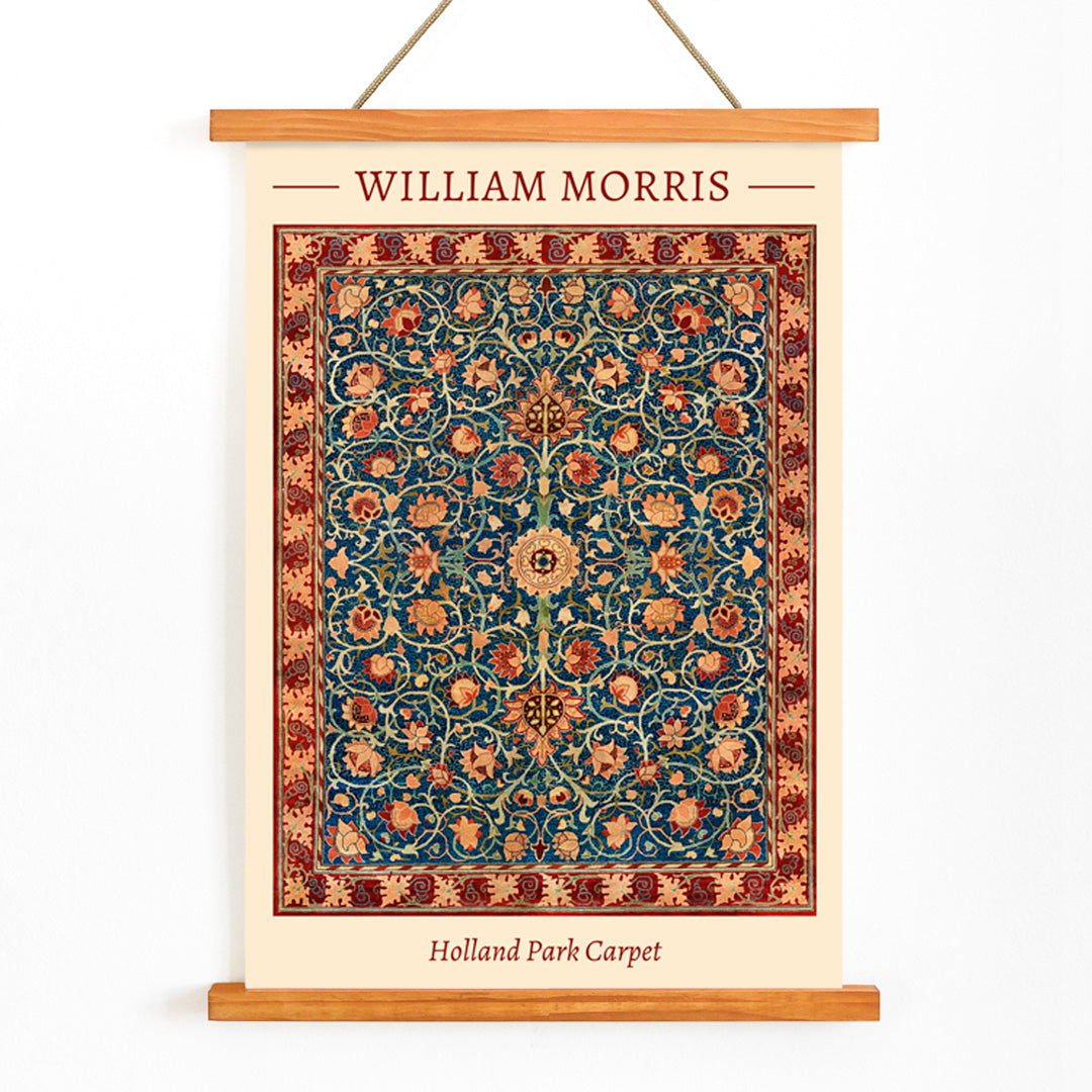 , with wooden magnetic frame on white background