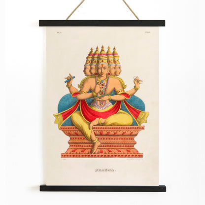 , with wooden magnetic frame on white background