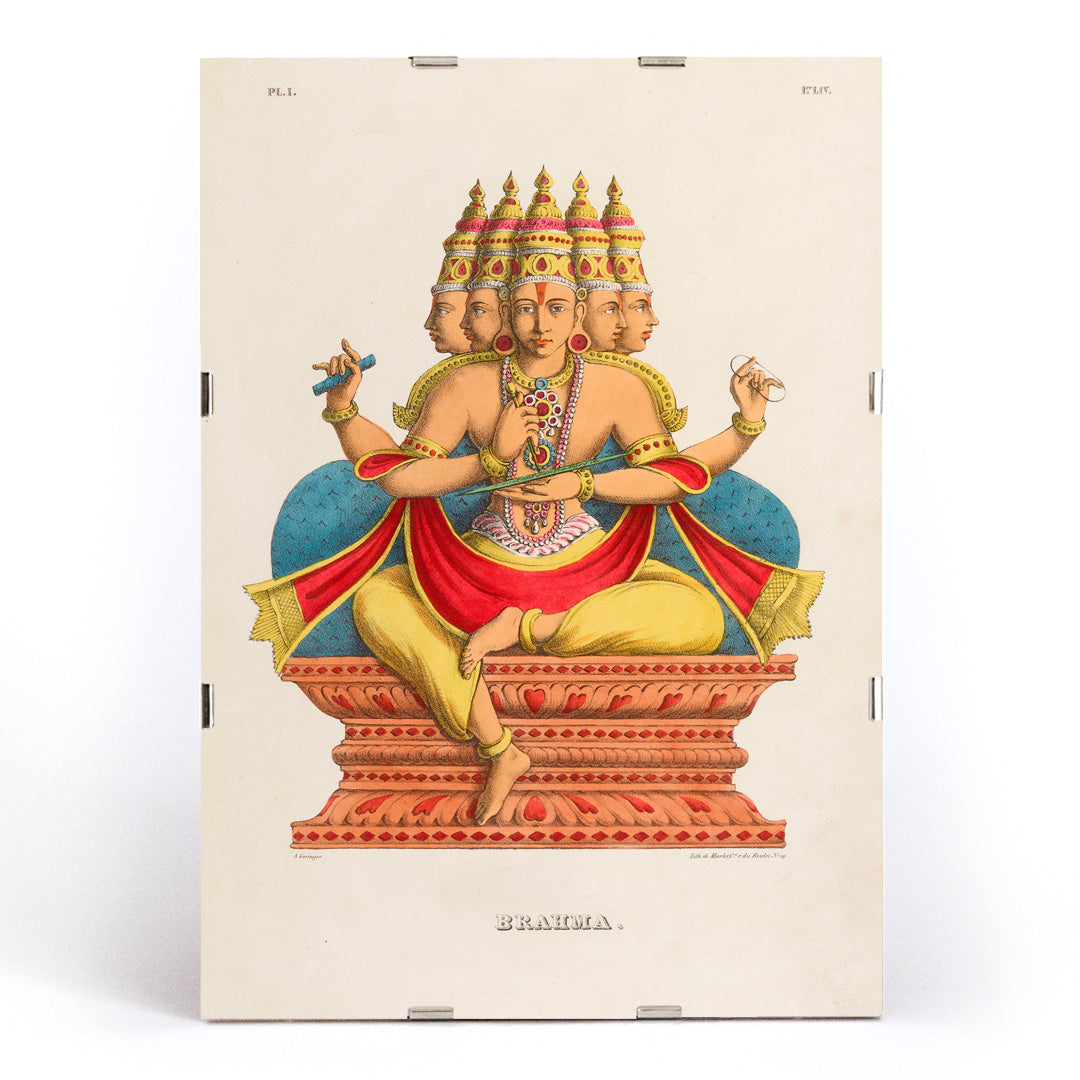 , framed and displayed in modern living room decor