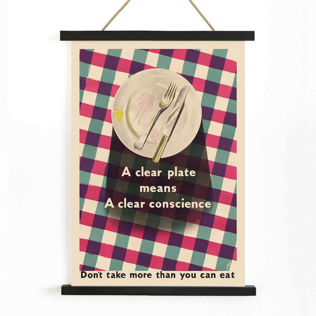 , with wooden magnetic frame on white background