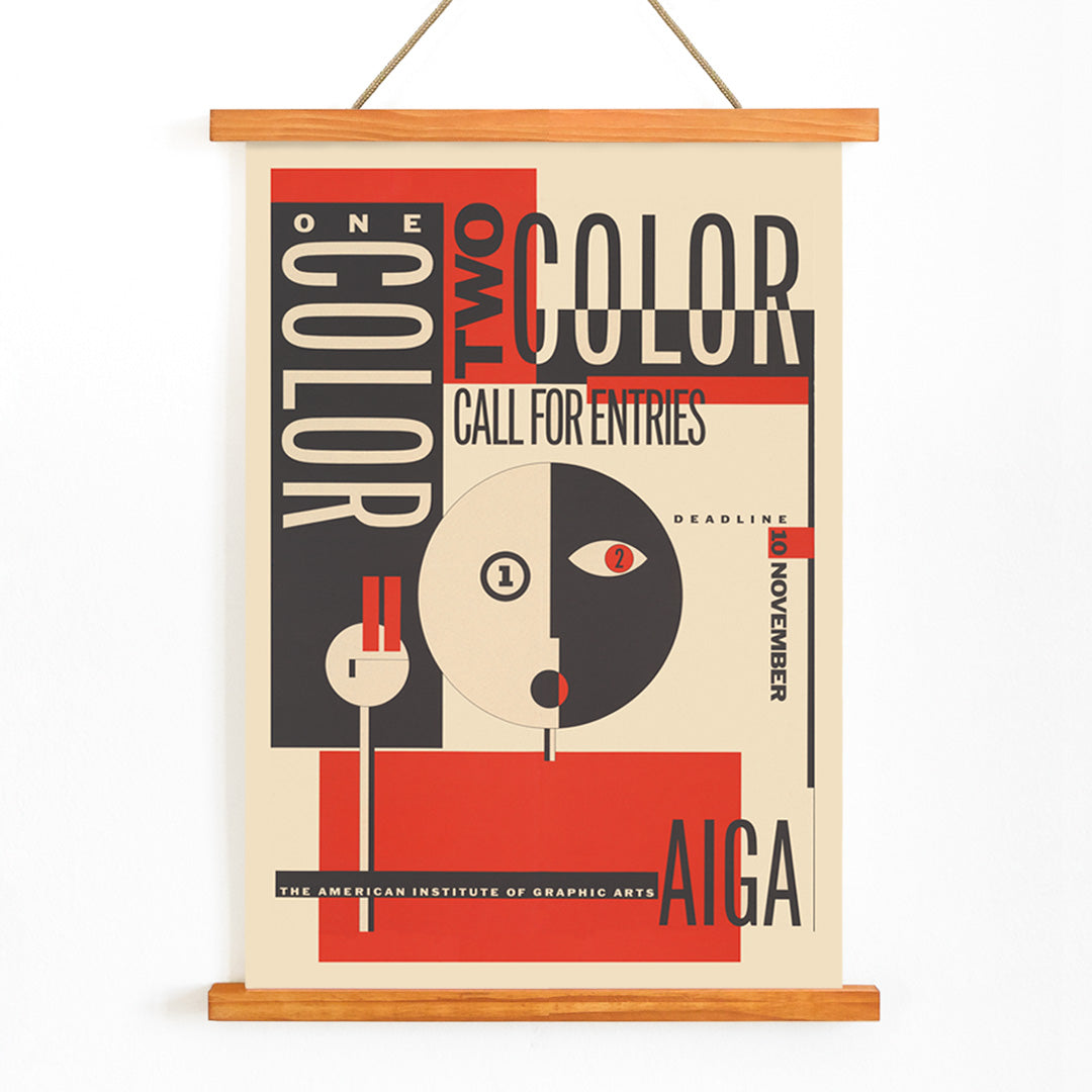 , with wooden magnetic frame on white background