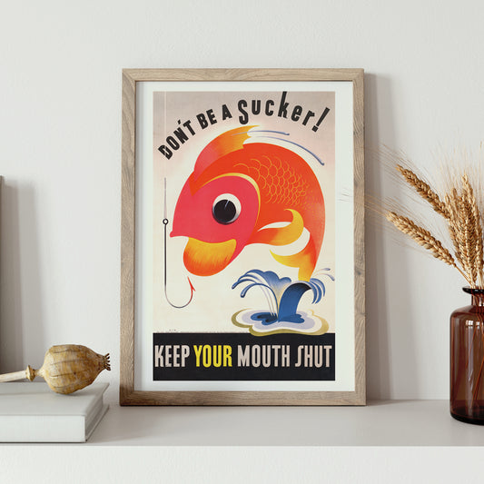 , framed and displayed in home decor