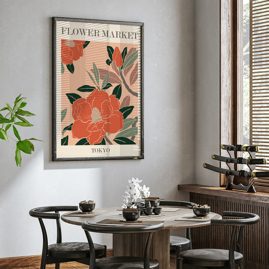 , framed and displayed in home decor