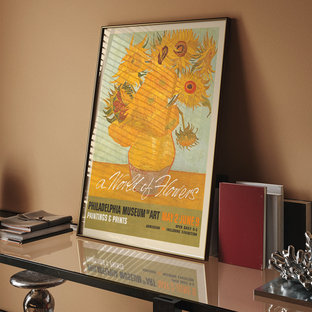 , framed and displayed in home decor