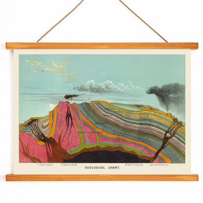 , with wooden magnetic frame on white background