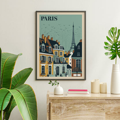 , framed and displayed in home decor