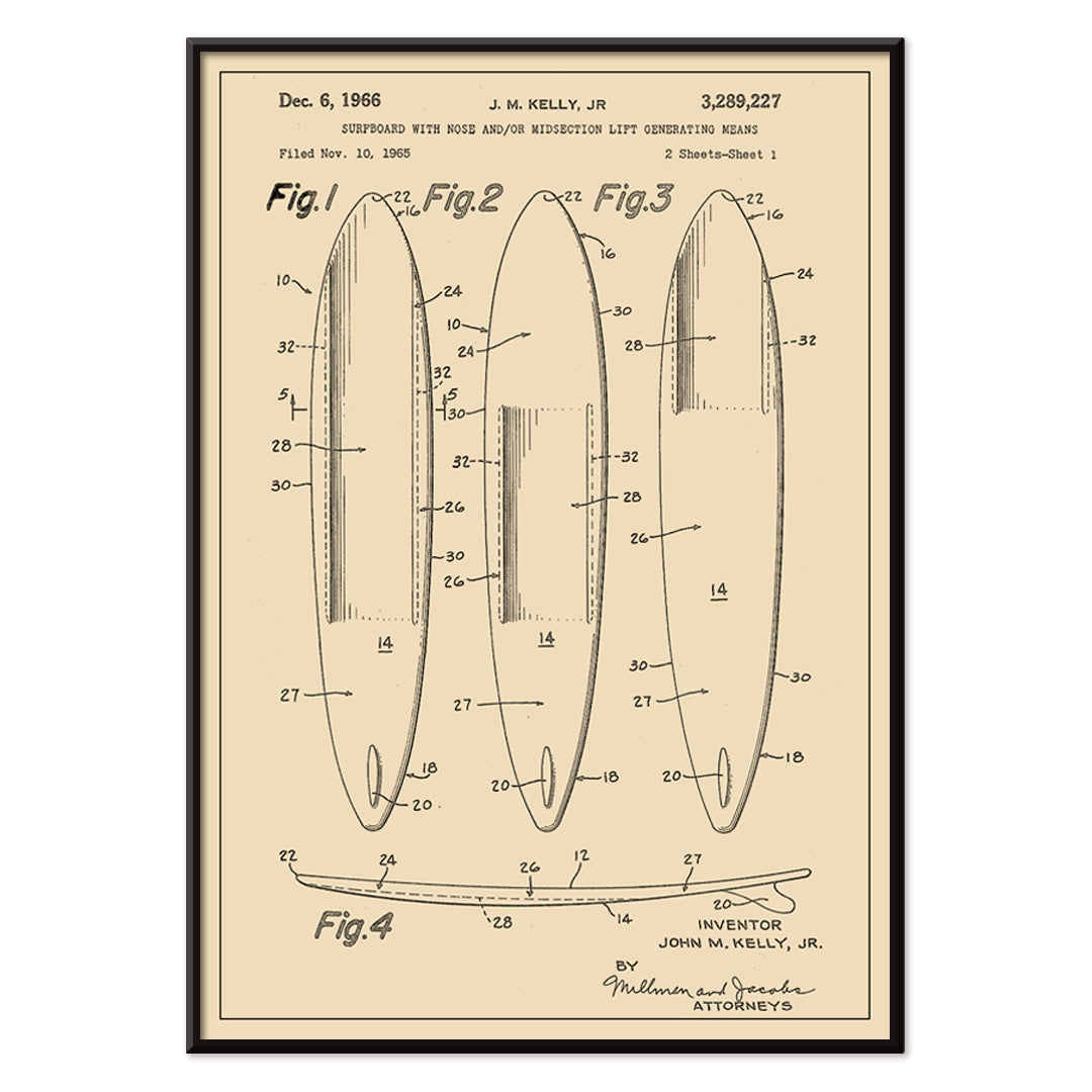 , with black aluminium frame on white background