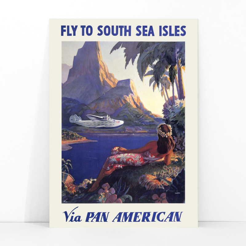 Fliegen Sie über Pan American zu den Südseeinseln Fliegen Sie über Pan American zu den Südseeinseln