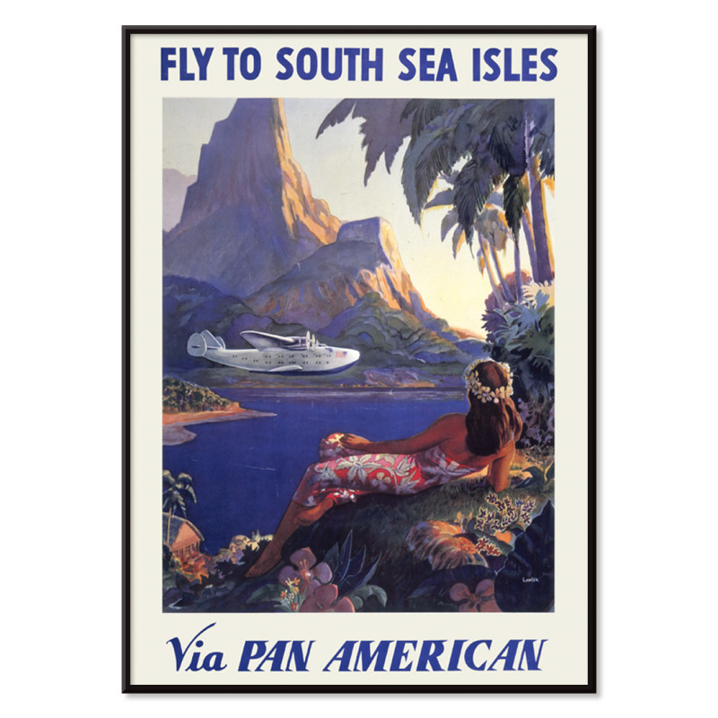 Fliegen Sie über Pan American zu den Südseeinseln